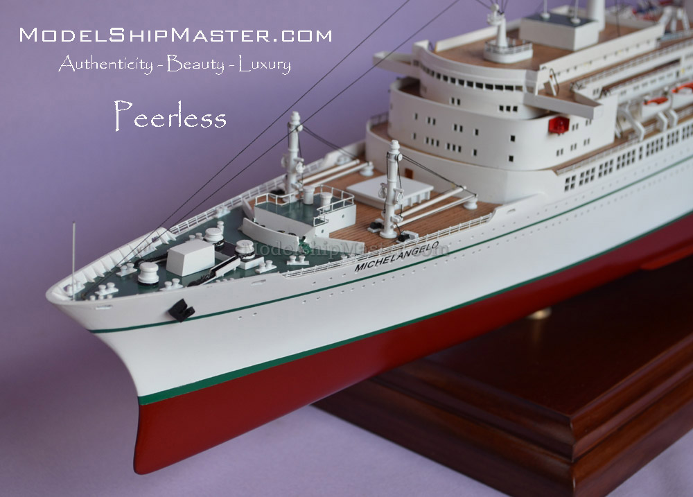 TS Michelangelo Ocean Liner Ship Model